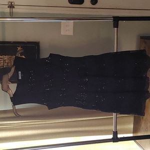 Black cocktail dress